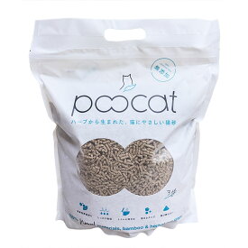 近江　プーキャット(poocat)　3kg　猫砂　ねこ砂