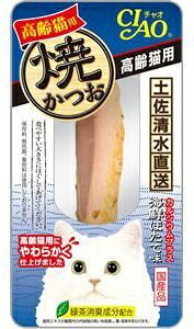 いなば CIAO 焼きかつお 高齢ねこ用海鮮ほたて味 1本