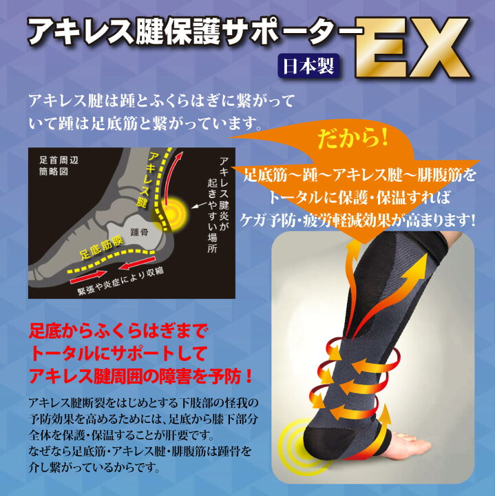 楽天市場 剣道用 サポーター アキレス腱 保護 サポーター Ex 新商品 西日本武道具 楽天市場店