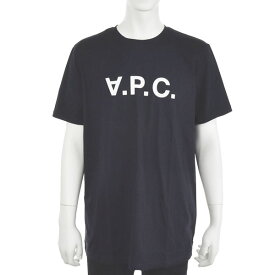 アーペーセー A.P.C. Tシャツ カットソー トップス 半袖 クルーネック Mサイズ メンズ ブランド ネイビー H26943