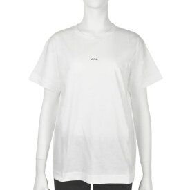 A.P.C. アーペーセー Tシャツ カットソー トップス クルーネック 半袖 Sサイズ レディース ブランド ホワイト