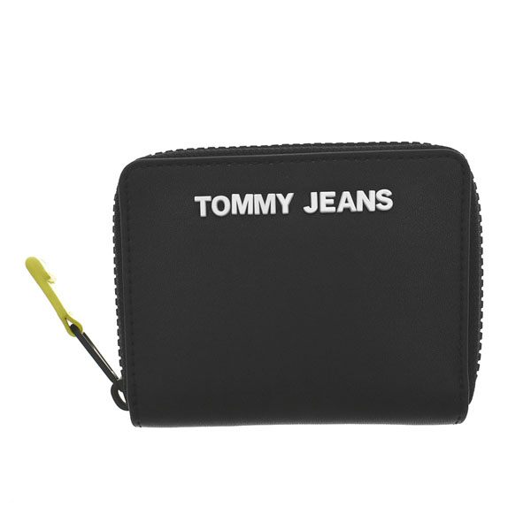 トミーヒルフィガー TOMMY HILFIGER 財布 二つ折り財布 折り財布 メンズ ブランド ブラック 黒 AW0AW10685 メンズ財布
