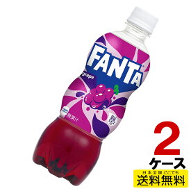 ファンタグレープ PET 500ml 24本入り×2ケース 合計48本 送料無料 コカ・コーラ社直送 コカコーラ cc4902102076586-2ca