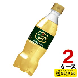 【2/10最大P9倍】カナダドライ ジンジャーエール PET 350ml 24本入り×2ケース 合計48本 送料無料 コカ・コーラ社直送 コカコーラ cc4902102141932-2ca