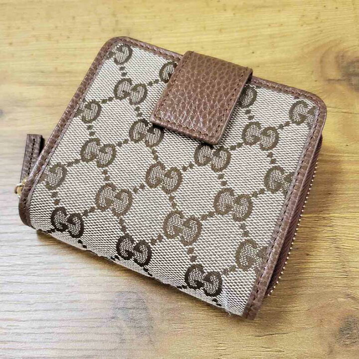 楽天市場】グッチ GUCCI 財布 二つ折り 折財布 折り財布 レディース GG 