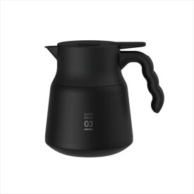 ハリオ HARIO V60保温ステンレスサーバーPLUS 800 ブラック コーヒーサーバー コーヒーポット ケトル ドリップ コーヒー 珈琲 ステンレス製 保温 apihari-220065