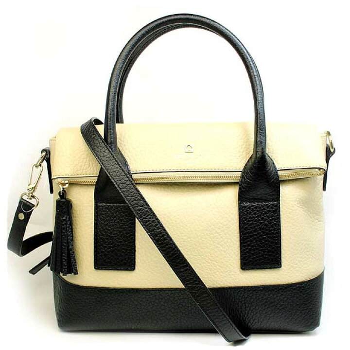 新・正規品・Kate Spade (ケイトスペード) サウスポート(オフ白・黒）