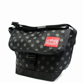 マンハッタンポーテージ Manhattan Portage バッグ 2WAY ミニ ショルダーバッグ ミニポーチ バッグインバッグ Casual Messenger Bag Dot Print-XS ブラック ブランド メンズ