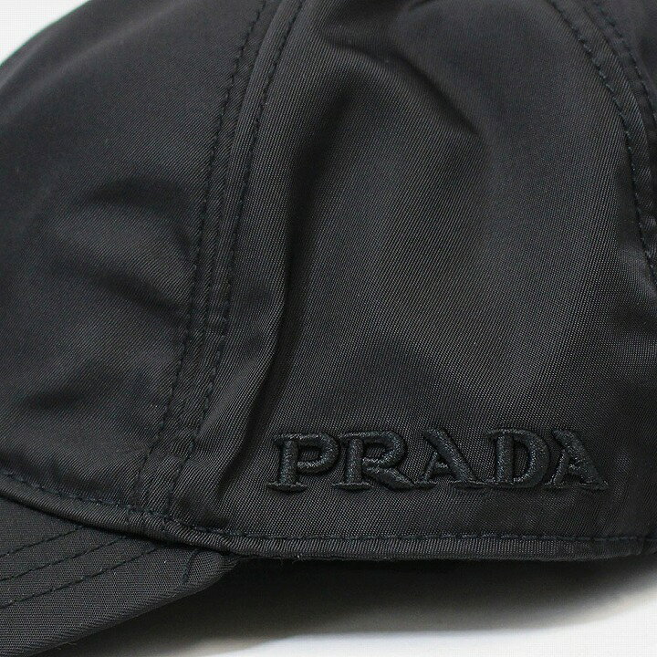 楽天市場】プラダ PRADA キャップ 帽子 ナイロン ロゴプレート  