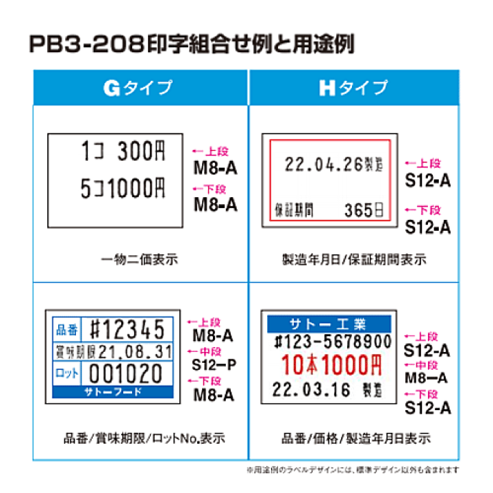 楽天市場】サトー ハンドラベラー 本体 SATO PB3-208（ 3段印字