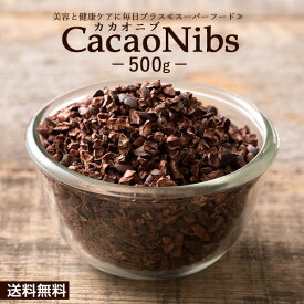 カカオニブ 500g 訳あり カカオ スーパーフード チョコチップ 送料無料 カカオ ポリフェノール 食物繊維 美容 健康 チョコレート チョコ カカオ豆 製菓 製パン 材料 トッピング お試し お手軽お徳用 グルメ 子供 お買い物マラソン SALE セール