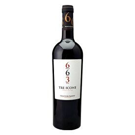 トレ・イコーネ（663）[NV]ヴィニエティ・デル・サレント 赤ワイン ファルネーゼ イタリア プーリア フルボディ 木樽熟成 750ML ギフト 父の日 プレゼント