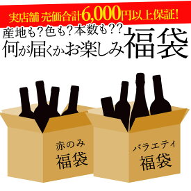 【福袋】 何が届くかお楽しみ！ 5,000円　福袋 ワイン セット wine