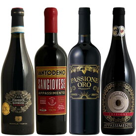 全てアパッシメント イタリア赤ワイン4本セット ワイン セット wine ギフト 父の日 750ML