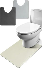 トイレマット 珪藻土 銀イオン 日本製 おしゃれ 洗える (オールドレース, 60×50cm)