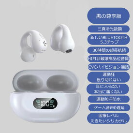 骨伝導イヤホン 本物 超美品！Bluetooth5.3 高音質 骨伝導イヤホン 生活防水 会議/在宅勤務/散歩/スポーツにおすすめ 快適 音漏れ防止耳掛け式 骨伝導イヤホン ワイヤレスイヤホン 骨伝導 ヘッドホン Bluetooth イヤホン マイク付き ワイヤレス イヤホン スポーツ