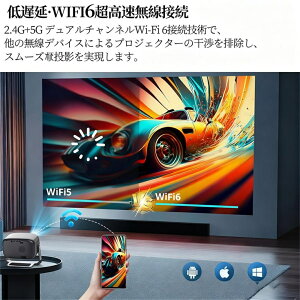 �y �Ēl���� �ȒP�ݒ�z4K�Ή� AI�S�����t�I�[�J�X �v���W�F�N�^�[ ���^ �ƒ�p Android HDMI DVD �e���r �Q�[�� Netflix PrimeVideo YouTube �V���� �����t�H�[�J�X �X�}�z�Ή� mini ������`�␳ �V�䓊�e 
