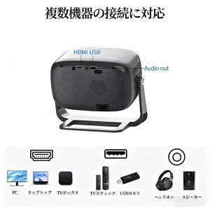 �y �Ēl���� �ȒP�ݒ�z4K�Ή� AI�S�����t�I�[�J�X �v���W�F�N�^�[ ���^ �ƒ�p Android HDMI DVD �e���r �Q�[�� Netflix PrimeVideo YouTube �V���� �����t�H�[�J�X �X�}�z�Ή� mini ������`�␳ �V�䓊�e 