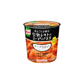 【まとめ買い】味の素 クノール スープDELI 完熟トマトのスープパスタ 41.9g×24カップ（6カップ×4ケース）【代引不可】