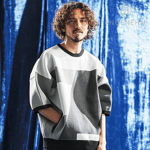 2026 �t�� ��s�\�� 4�����{�`5����{���ח\�� �A���Q�l�[�� ANGENEHM Panel Jacquard Airy Knit Crew ag06-001scg �����Y �j�b�g �������� �L�����Z���s��