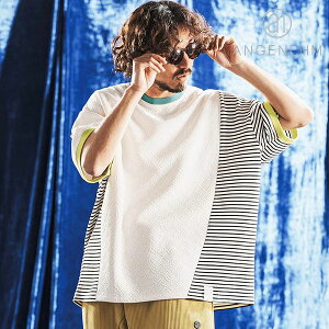 2026 �t�� ��s�\�� 4�����{�`5����{���ח\�� �A���Q�l�[�� ANGENEHM Border × Jacquard Switch �� Trim Rib Design T-shirt ag06-021scg �����Y T�V���c �������� �L�����Z���s��