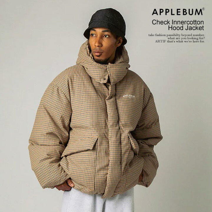 楽天市場】アップルバム APPLEBUM Check Innercotton Hood Jacket 