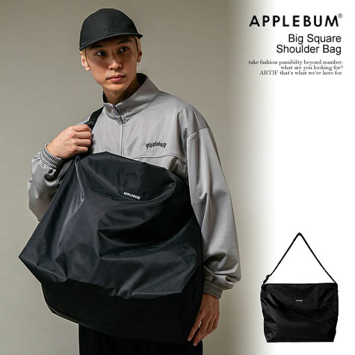 楽天市場】アップルバム APPLEBUM BIG SQUARE SHOULDER BAG 2511007 