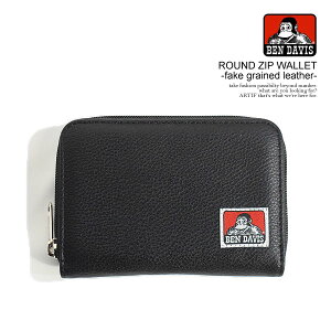 xfCrX BEN DAVIS ROUND ZIP WALLET -fake grained leather- bdw-9313s Y ܂z z tFCNU[ Xg[g