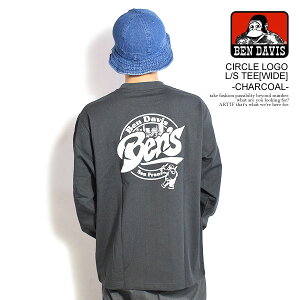 30��OFF SALE �Z�[�� �x���f�C�r�X BEN DAVIS CIRCLE LOGO L/S TEE[WIDE] -CHARCOAL- c-25780031c �����Y T�V���c ���� ����T �r�b�O�V���G�b�g �X�g���[�g