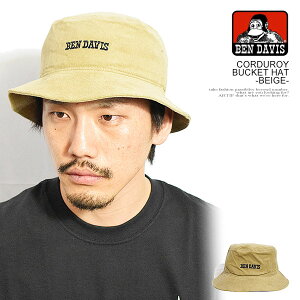 �x���f�C�r�X BEN DAVIS CORDUROY BUCKET HAT -BEIGE- bdw-9486b �����Y �n�b�g �o�P�b�g�n�b�g �o�P�n �X�q �R�[�f�����C