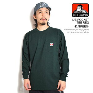 �x���f�C�r�X BEN DAVIS L/S POCKET TEE REG -D.GREEN- c-24780026g �����Y T�V���c ���� ����T �|�P�b�gT�V���c ���M�����[�T�C�Y �X�g���[�g