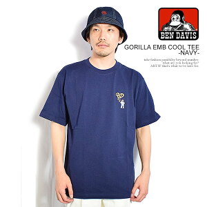 �x���f�C�r�X BEN DAVIS GORILLA EMB COOL TEE -NAVY- c-26580017n �����Y T�V���c ���� �����|�C���gT�V���c �n�[�g�^�h�J �X�g���[�g