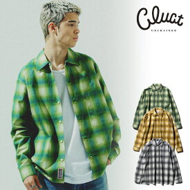 2024 夏秋 先行予約 8月〜9月入荷予定 クラクト CLUCT COLUSA[L/S SHIRT] 04897 メンズ シャツ 送料無料 キャンセル不可