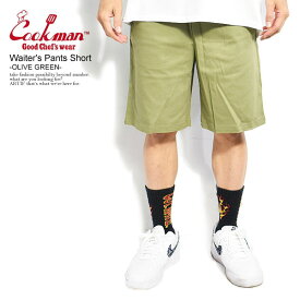 クックマン COOKMAN Waiter's Pants Short Olive -OLIVE GREEN- 231-21930 メンズ レディース ショートパンツ ショーツ パンツ シェフパンツ ストリート