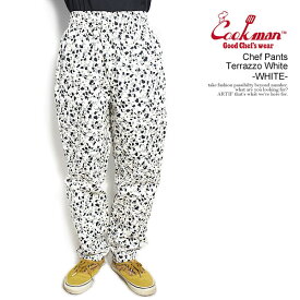 クックマン COOKMAN Chef Pants Terrazzo White -WHITE- 231-31806 メンズ パンツ シェフパンツ イージーパンツ 送料無料 ストリート