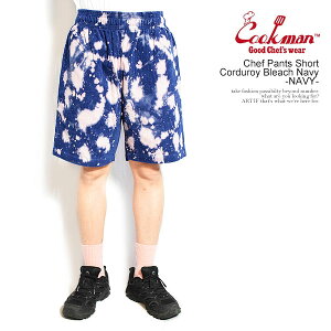 �N�b�N�}�� CCOOKMAN hef Pants Short Corduroy Bleach Navy -NAVY- 231-61926 �����Y �V���[�g�p���c �V�F�t�p���c �C�[�W�[�V���[�c �������� �X�g���[�g