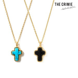 �N���C�~�[ CRIMIE STONE CROSS SILVER NECKLACE 24KDP cr1-02f1-jw09 �l�b�N���X ��������