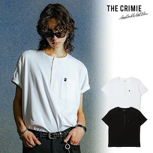 �N���C�~�[ CRIMIE EDDIE SHORT LENGTH HENRY NECK T SHIRT cr1-02e1-cs05 �����Y T�V���c ���� �w�����[�l�b�N �������� �X�g���[�g