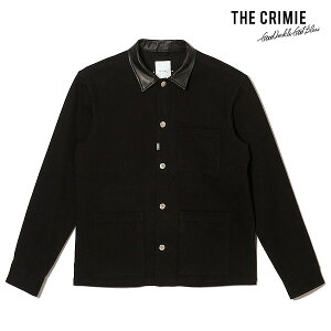 �N���C�~�[ CRIMIE LEATHER COLLAR TWILL STRETCH COVER ALL JACKET cr1-02e1-jk01 �����Y �W���P�b�g �J�o�[�I�[�� ���[�N�W���P�b�g �������� �X�g���[�g