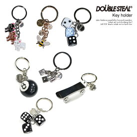 ダブルスティール DOUBLE STEAL Key holder 431-90002a メンズ キーホルダー キーリング オリジナルチャーム ストリート