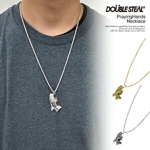 30��OFF SALE �Z�[�� �_�u���X�e�B�[�� DOUBLE STEAL PrayingHands Necklace 441-90007 �����Y �l�b�N���X �`���[���l�b�N���X �A�N�Z�T���[ �X�g���[�g