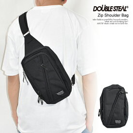 ダブルスティール DOUBLE STEAL Zip Shoulder Bag 442-95032 メンズ バッグ ショルダーバッグ ジップショルダーバッグ 送料無料 ストリート