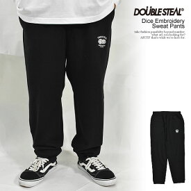 ダブルスティール DOUBLE STEAL Dice Embroidery Sweat Pants 934-72070 メンズ パンツ スウェットパンツ 裏パイル 送料無料 ストリート