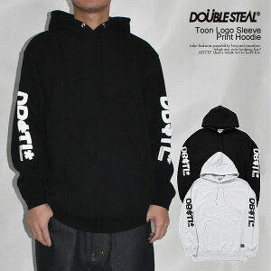 50��OFF SALE �Z�[�� �_�u���X�e�B�[�� DOUBLE STEAL Toon Logo Sleeve Print Hoodie 944-65056 �����Y �p�[�J�[ �v���I�[�o�[ �X�E�F�b�g ���p�C�� �������� �X�g���[�g