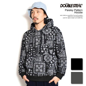 50��OFF SALE �Z�[�� �_�u���X�e�B�[�� DOUBLE STEAL Paisley Pattern Hoodie 945-65076 �����Y �p�[�J�[ �v���I�[�o�[ �y�C�Y���[�� ���� �������� �X�g���[�g