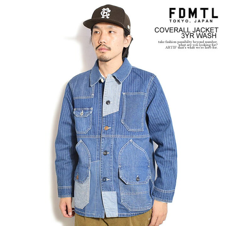 楽天市場】ファンダメンタル FDMTL COVERALL JACKET 3YR WASH fa24 