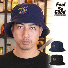 2024 夏 先行予約 6月上旬〜中旬入荷予定 フールソーグッド Fool So Good 2FACE BUCKET HAT fsg-24ss-hat01 メンズ ハット 送料無料 キャンセル不可