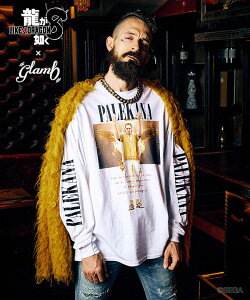 glamb×@8 O glamb Bryce Fairchild Long Sleeves T-shirt gb0324-ld10 uCXtFA`ChOX[uTVc Y TVc R{ 