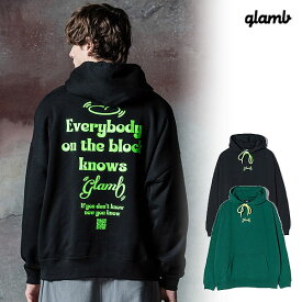 2024 秋 先行予約 7月下旬〜8月上旬入荷予定 グラム glamb GB Crew Hoodie gb0324-cs16 ジービークルーフーディ パーカー 送料無料 キャンセル不可