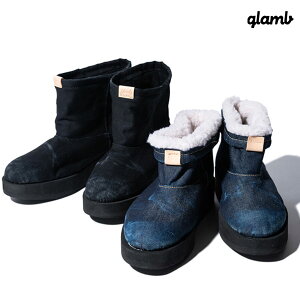 30��OFF SALE �Z�[�� �O���� glamb Denim Boa Boots gb0324-ac03 �f�j���{�A�u�[�c �u�[�c ��������